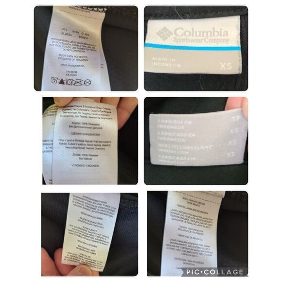 Columbia Fleece Womens Jacket XS‎ Black Activewear Pockets Full Zip Classic - Picture 11 of 11